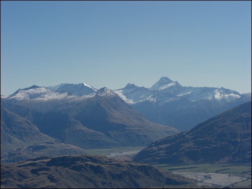 Blick vom Roys Peak Neuseeland Blick vom Roys Peak Neuseeland