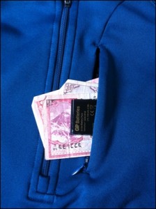 Fleecepulli Taschen