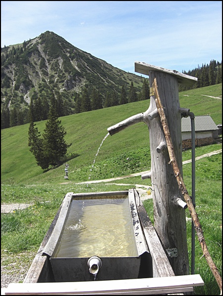 Stepbergalm und hoher Ziegspitz