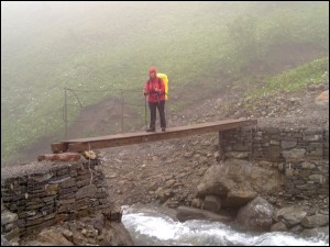 Brücke in den Alpen Brücke in den Alpen