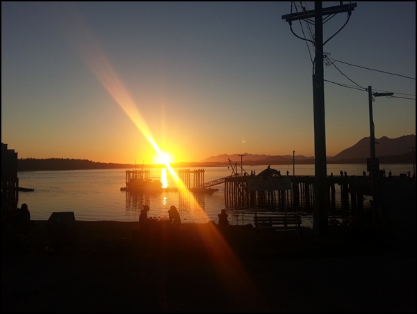 Sonnenuntergang Tofino, Vancouver Island