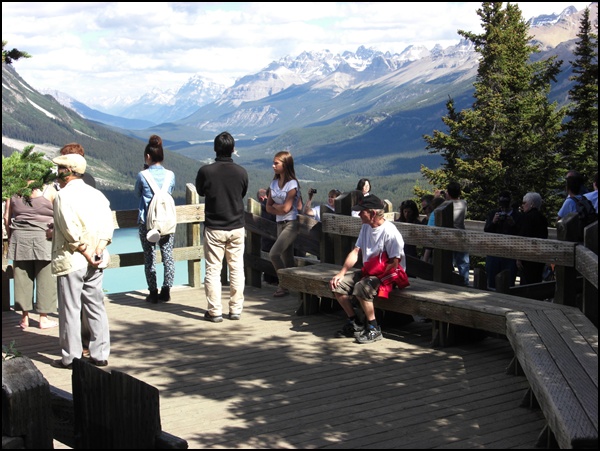 Peyto Lake Ausblick