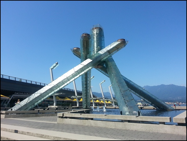 Olympisches Feuer in Vancouver