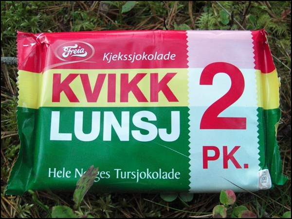 Wanderschokolade in Norwegen