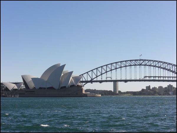 Sydney Bridge und Opernhaus