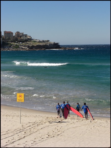 Surfer am Bondi Beach