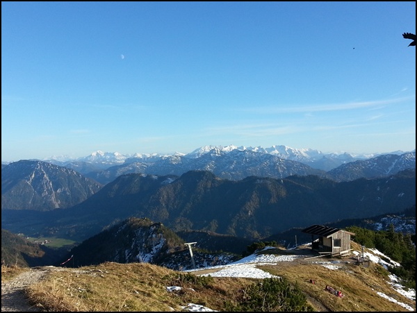 Aussicht vom Hochfelln