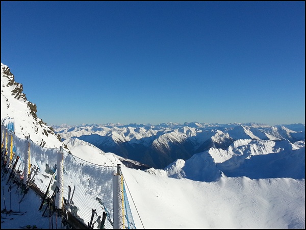 Blick vom Top Mountain Star auf die Dolomiten