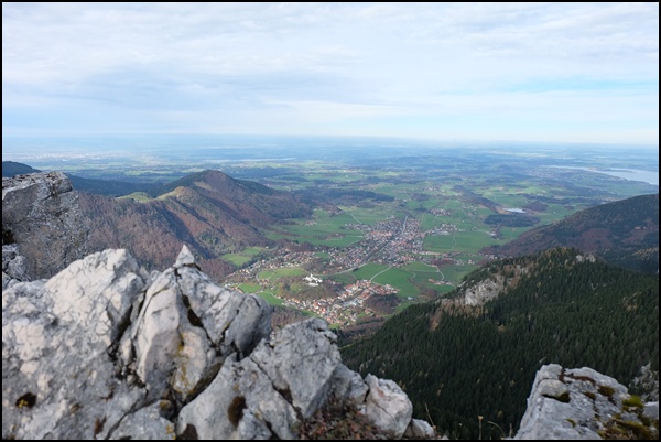 Blick auf Aschau von der Sonnwendwand