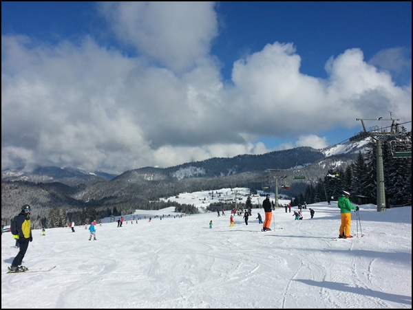 Pisten zum Skifahren lernen 