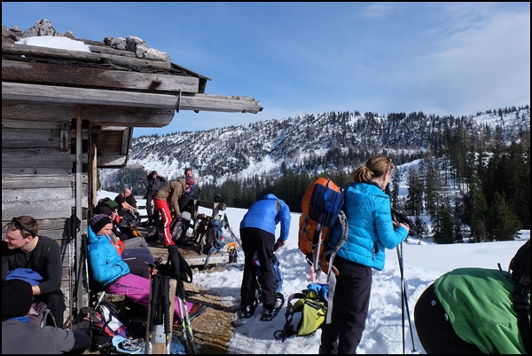 Pause an der Moosenalm