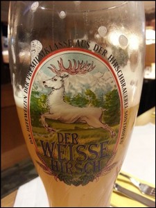 Sonthofener Bier in der Schnitzelalm