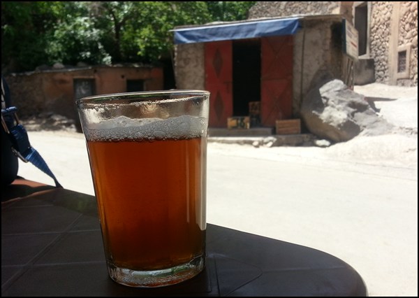 Tee trinken in Imlil/ Marokko