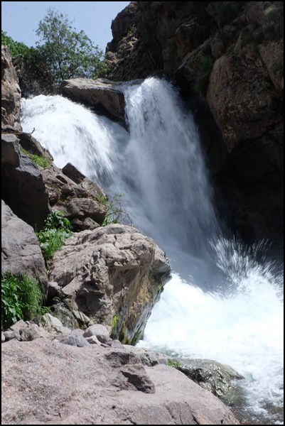 Wasserfall bei Imlil in Marokko