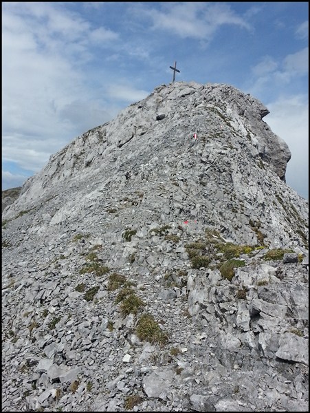 ..gefolgt von der letzten Kletterstelle.