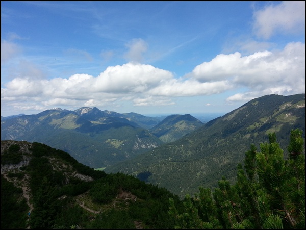 Blick vom Trainsjoch