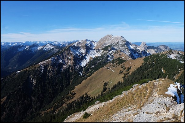 Blick von der Scheinbergspitze