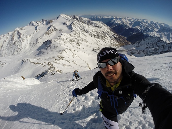 Auf dem Weg zur Fineilspitze 3514m