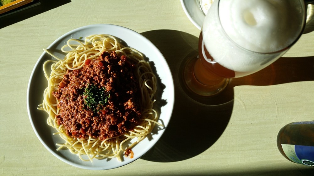 Abendessen auf der Erzherzog-Johann-Hütte