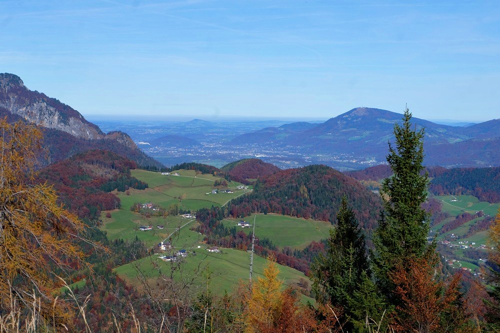 Blick auf Salzburg von der Kneifelspitze