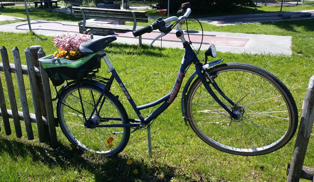 Fahrrad-Zaun in Chieming