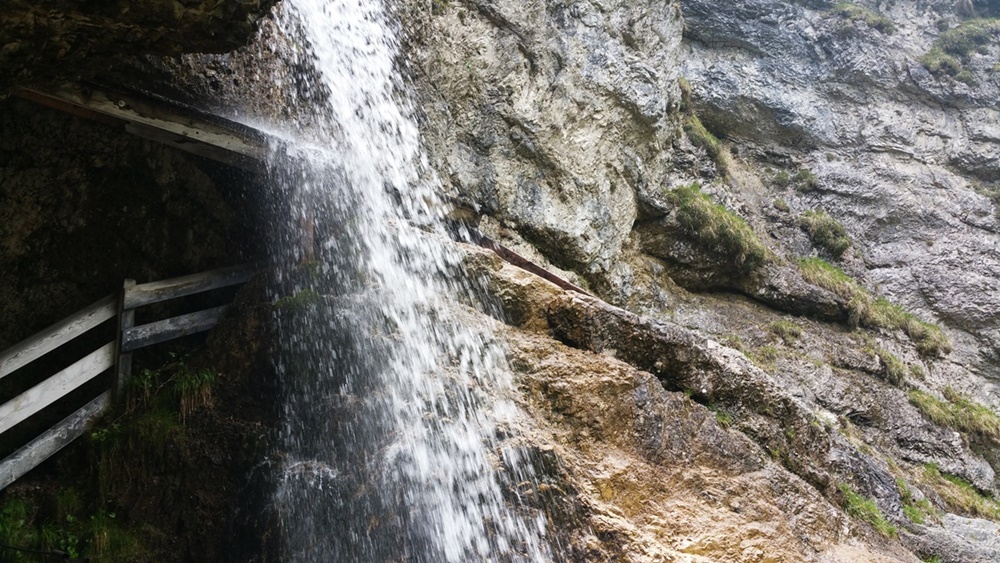 Staubfall mit wenig Wasser