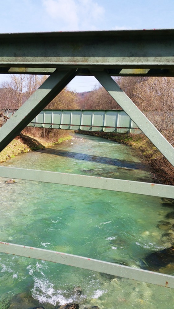 Von Ruhpolding nach Traunstein - Traun-Überquerung bei Siegsdorf