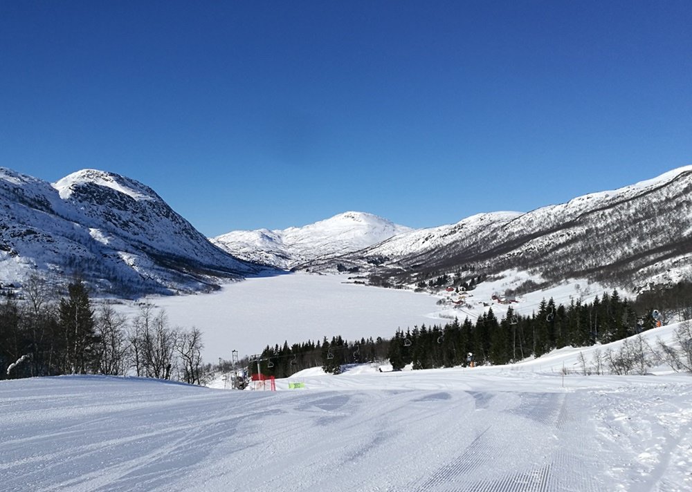 Skipiste, See und Schnee | Winter in Hovden, Norwegen