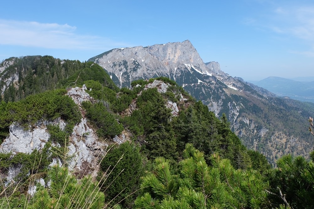 Blick nach Nordost: Untersberg und Stöhrhaus