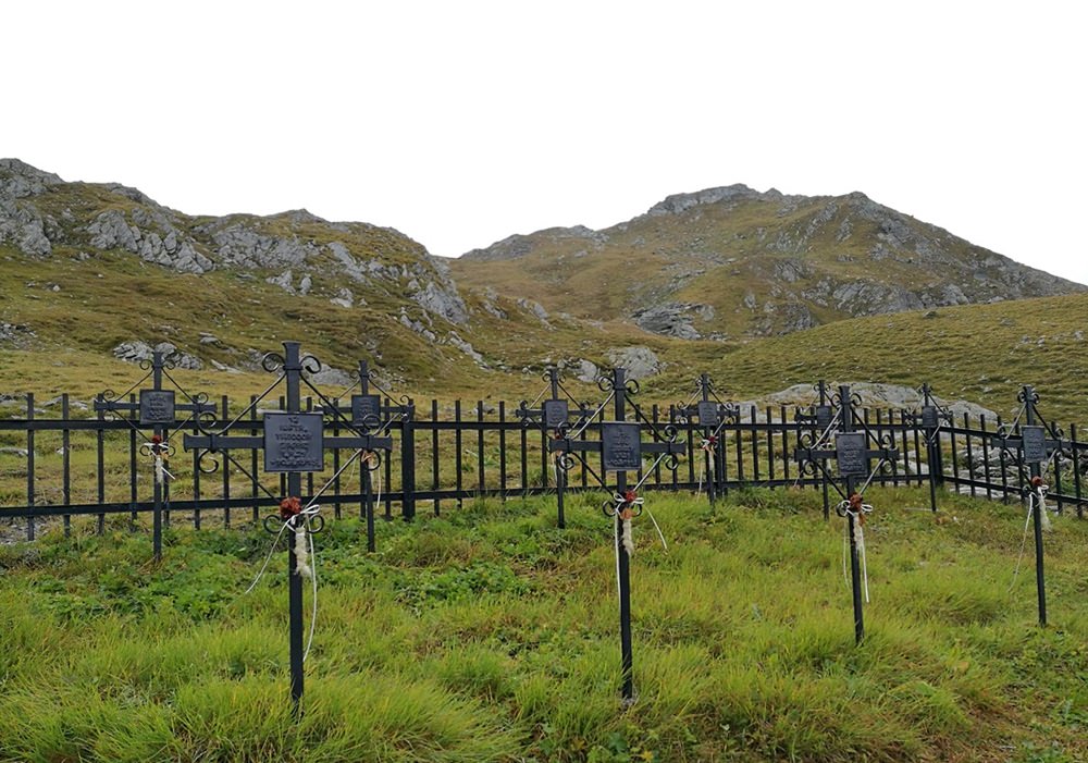 Soldatenfriedhof an der Obstanser See Hütte | Osttirol, Karnischer Höhenweg