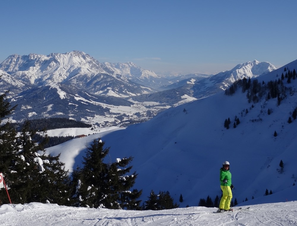 Gipfelglück und ein wenig Pistenglück - ein Tag wie aus dem Bilderbuch im Skigebiet Skistar St. Johann