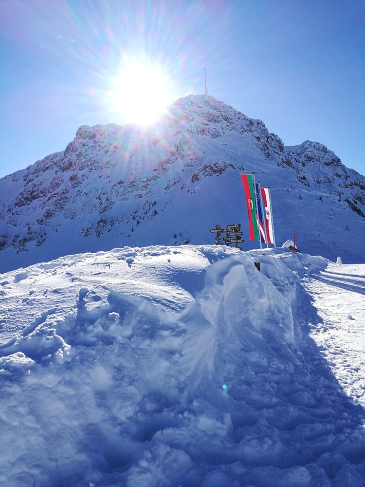 Das Kitzbüheler Horn vom Harschbichl Gipfel (1.604m) aus gesehen. | Skistar St. Johann in Tirol