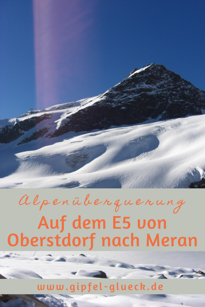 Auf dem Fernwanderwerg E5 von Oberstdorf nach Meran