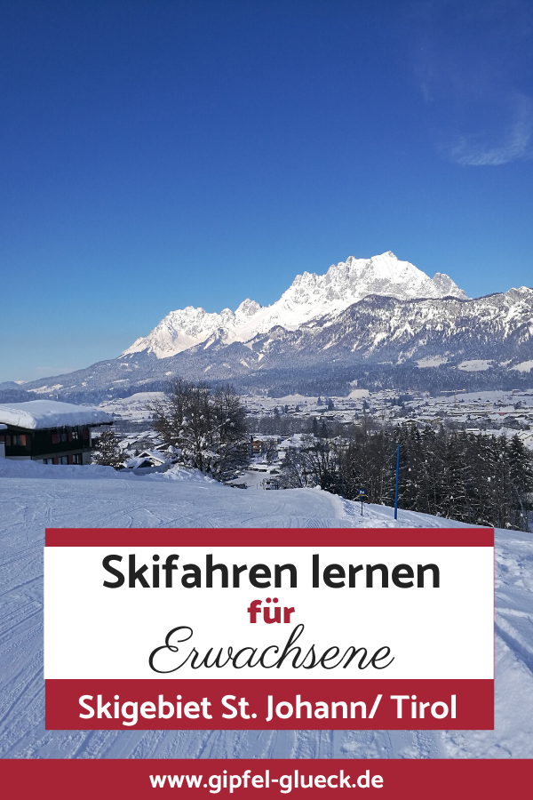 Skifahren im Skigebiet st johann in Tirol Österreich