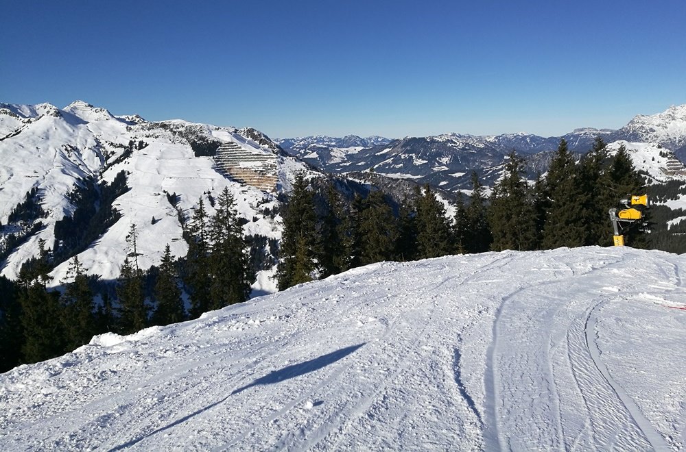 Kitzbühl und Chiemgau vom Pinzgau aus gesehen