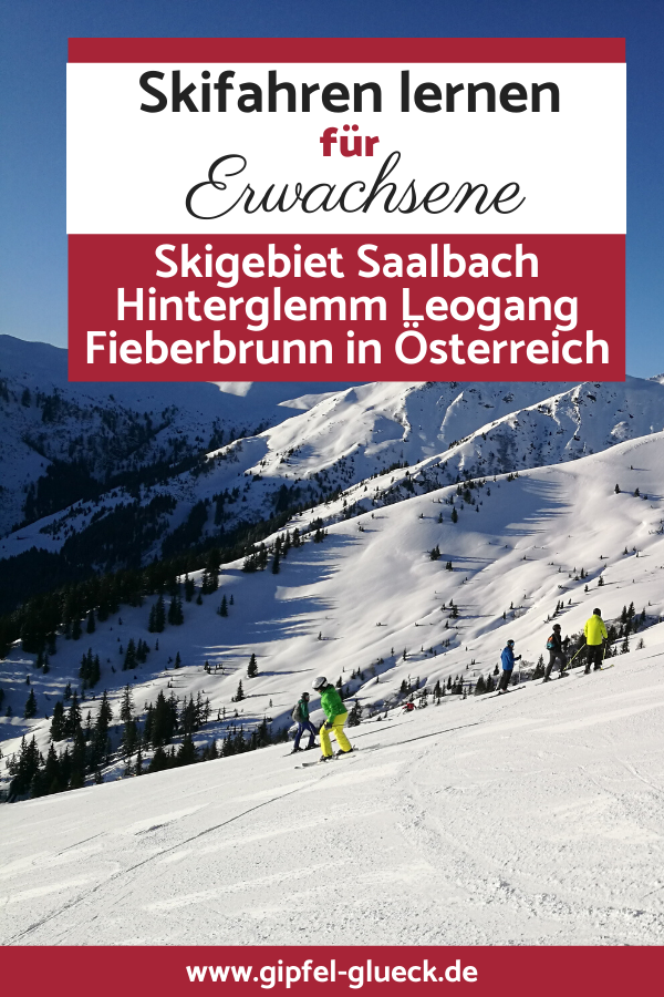 Skifahren lernen in Saalbach / Österreich