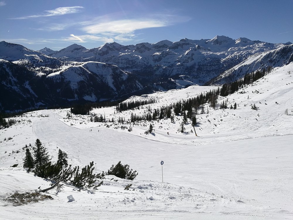 Perfekter Tag beim Skifahren in Zauchensee