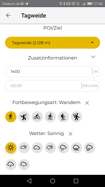 Touren eintragen schnell gemacht in der SummitLynx App