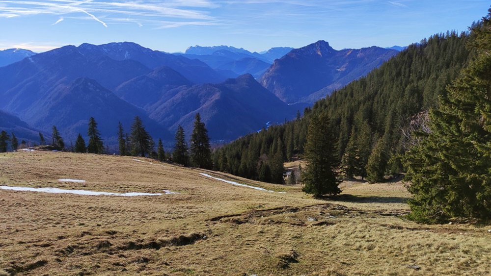 Südhang des Rauschbergs im Chiemgau