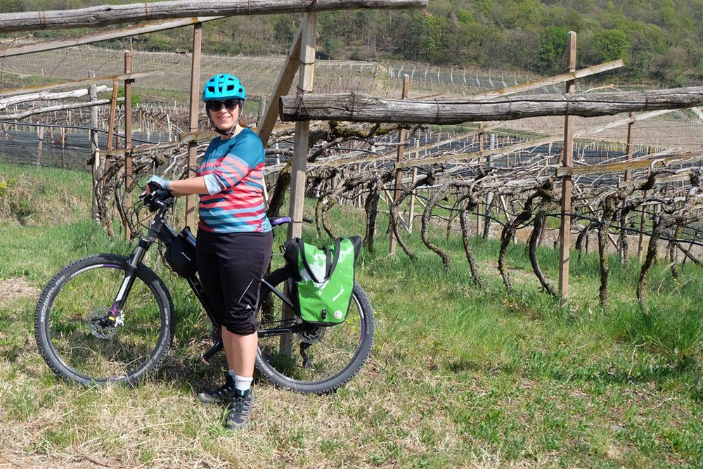 Mit dem Fahrrad unterwegs: Frühling an der Südtiroler Weinstraße