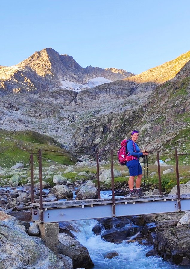 Bachquerung auf dem Weg zum Hohen Sonnblick