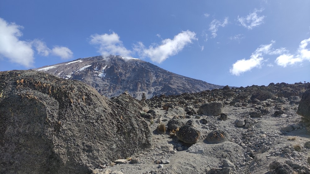 Blick zum Kilimanjaro