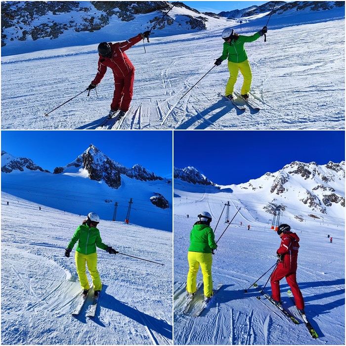Skikurs am Stubaier Gletscher