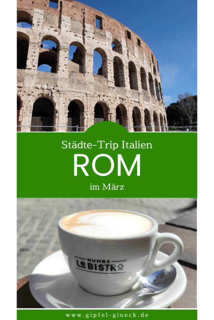 Städtetrip nach Rom im März, mit einer Radtour, Museen und viel Kaffee