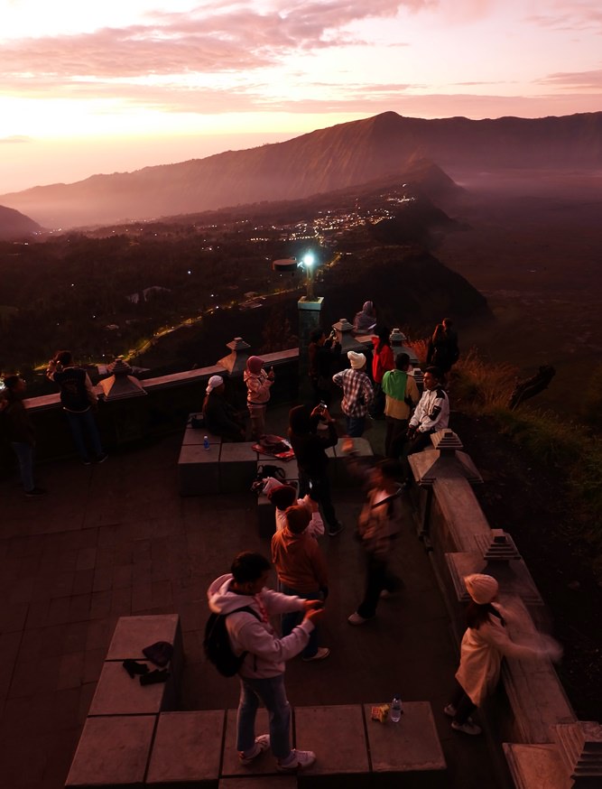 Sonnenaufgang am Vulkan - Behind the Scenes