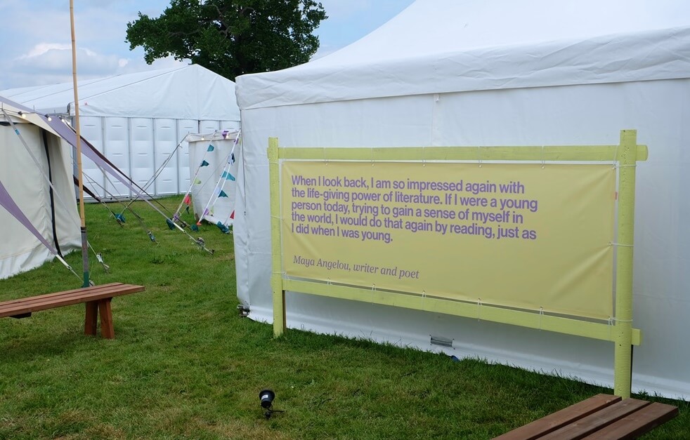 Literatur Festival Hay on Wye in Wales