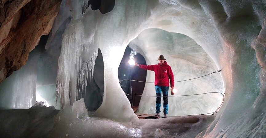 Eishöhle in Werfen bei Salzburg