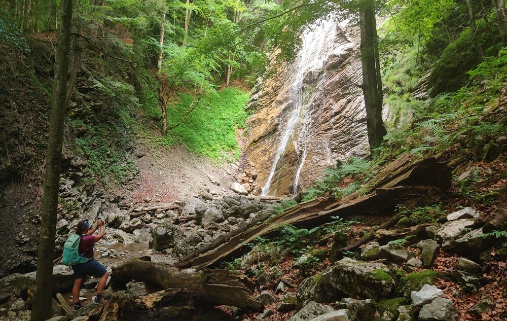 Wasserfall bei Bergen im Chiemgau
