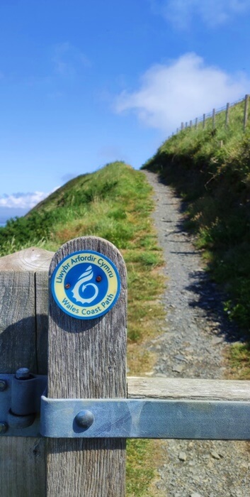 Wanderung am Wales Coast Path