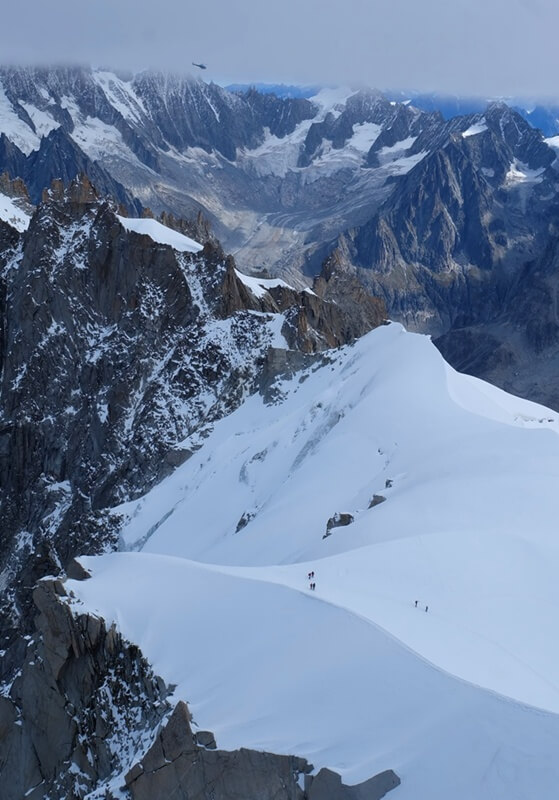 Aiguille du Midi bei Chamonix
